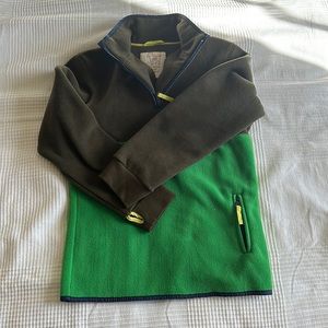 Mini Boden Fleece Half Zip Pullover 9-10 Y